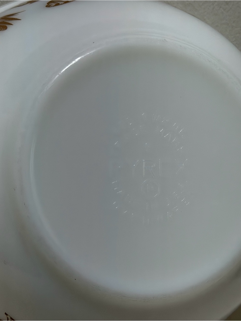 Vintage Pyrex 402 Early American 1.5 Qt Mixing Bowl Brown White MCM Americana - Picture 8 of 11